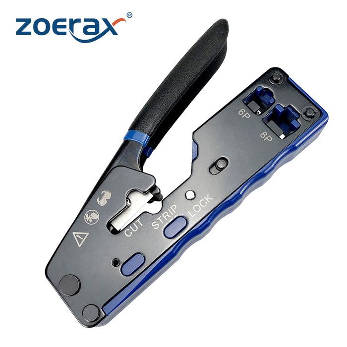 ZoeRax RJ45 crimping tool pliers network crimper stripper cutter