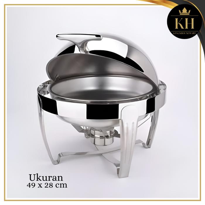 Roll Top Stainless Steel 6 Liter - Roll Top Prasmanan