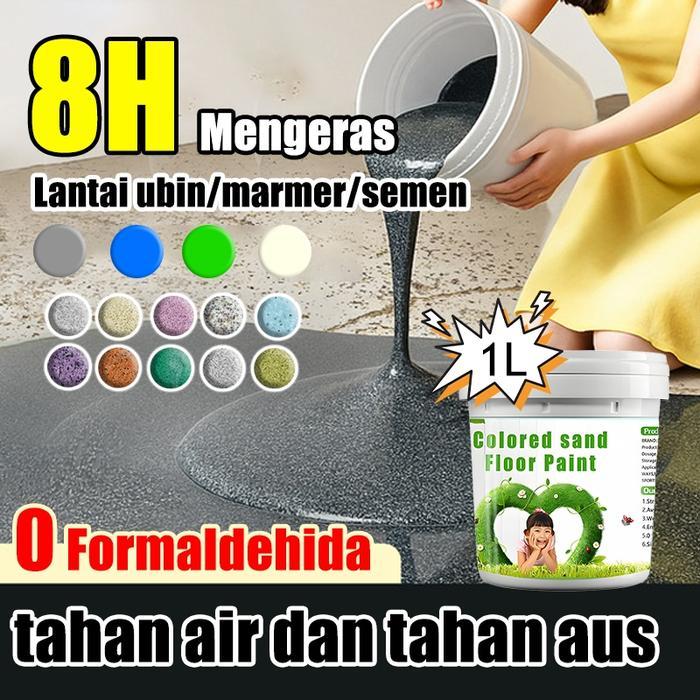 cat lantai 10 dalam 1 Cat Lantai Cocok untuk Bengkel Gudang Pabrik Garasi Tahan air tahan lembab dan