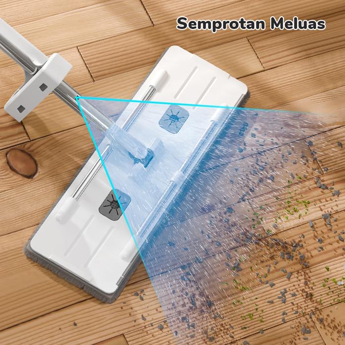 Cooger Electric Alat Pel Lantai Water Spray Mop Pembersih Lantai Praktis Pel Lantai Semprot Ultal Ot