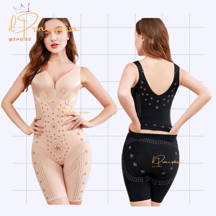 FULL BODY SUIT 2039 - KORSET FULL BODY EASY TOILET MAGNETIC