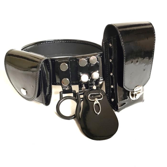 ASLI!! Kopel satpam kopel sabuk security kulit fullset terbaru.
