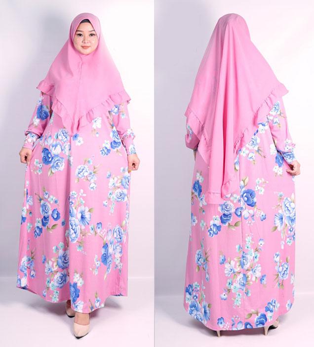 Gamis Aleena Set Hijab Khimar Oversized Jumbo