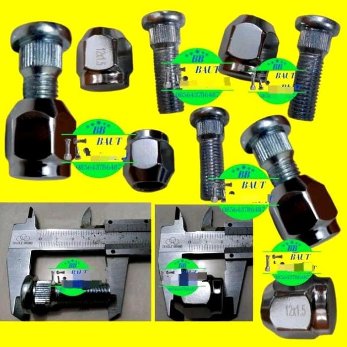 (1Biji) Baut roda mur racing agya baut roda agya mur racing agya nut racing agya