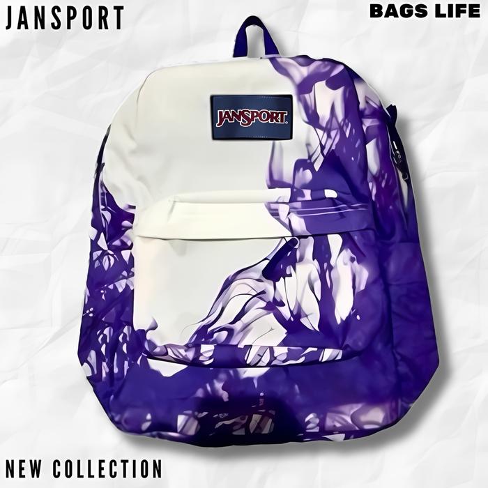 BAGS LIFE - TAS JANSPORT ASAP UNGU BACKPACK SCHOOL SUPERBREAK ORIGINAL - BACKPACK PURPLE - TAS RANSE