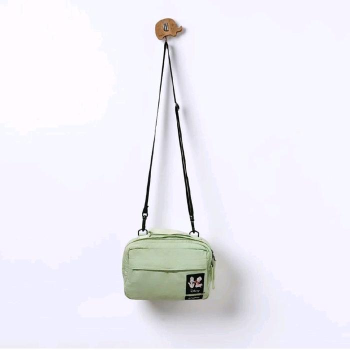Uniqlo Disney AMBUSH Fanny Pack Purse Streetwear Green Crossbody Bag
