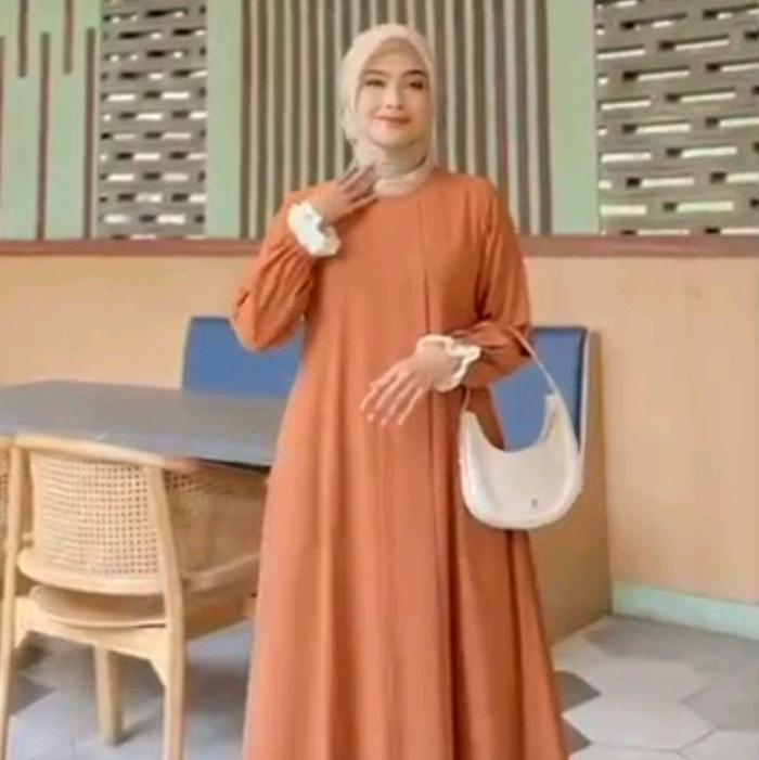 gamis Darby/dnl ruxury .bahan marbela polos