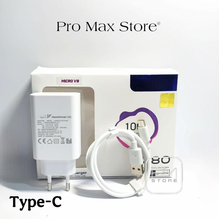 PM - Charger Vivo X80 Micro Dan Type C Fast Charging | Casan Vivo X80
