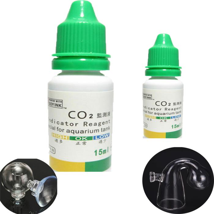 Fish Tank CO2 Diffuse Glass Drop Checker For Co2 Monitor glass drop