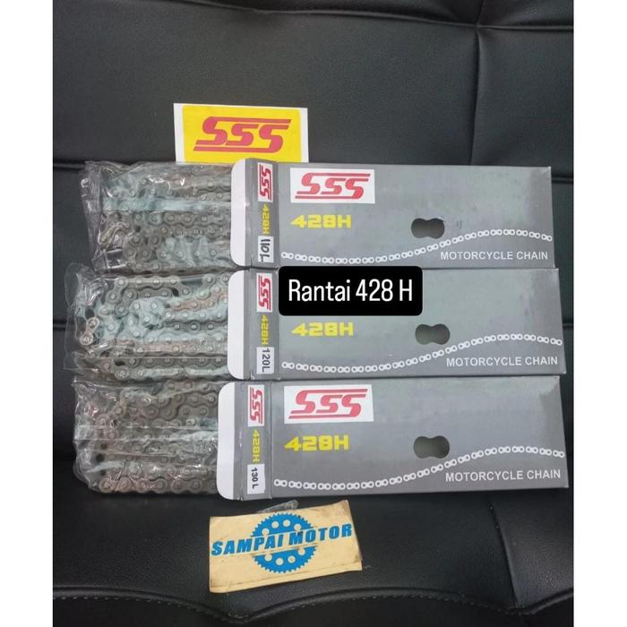 Rantai SSS  428 H (standart) warna hitam