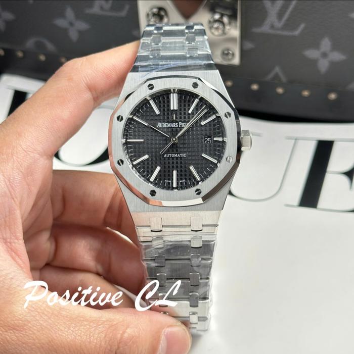 AP SWISS Audemars Oak 15400ST Watch Black Dial Metal APS Factory 41mm