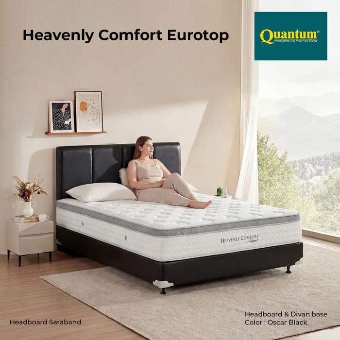 NEW PRODUK Quantum Springbed Heavenly Comfort Eurotop White