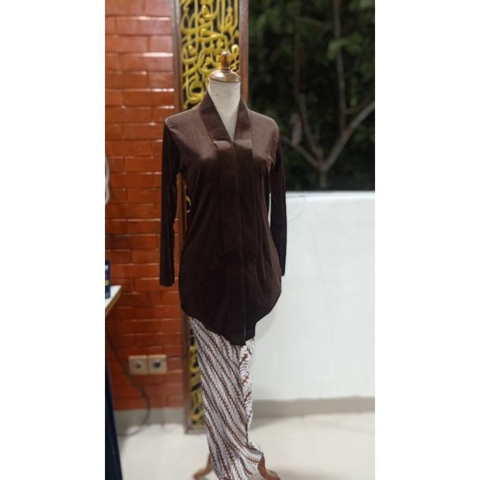 Kartini Coklat Tua / Encim Coklat Tua / Kebaya Coklat Tua / Coklat Mahogani