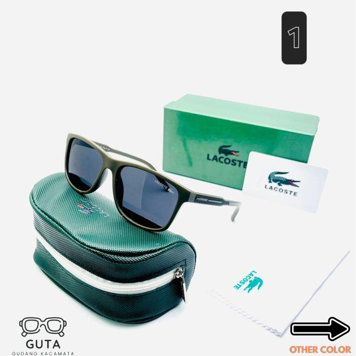 Kacamata Hitam Kotak New Sunglass Lacoste2801 Devender Polarized UV400 Good Quality