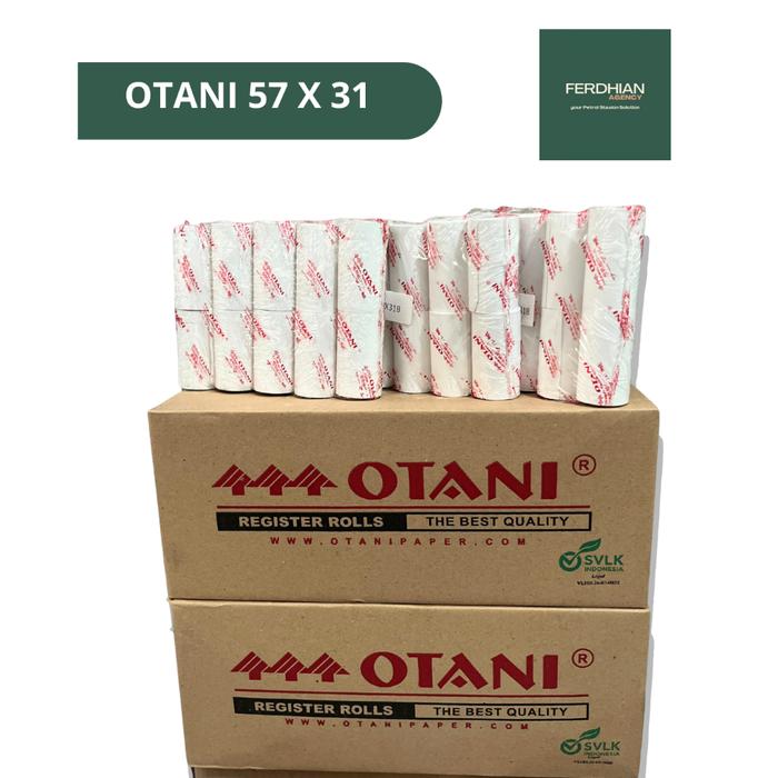 Kertas Struk Thermal 57x31 Merek Otani / Kertas Otani Thermal BEST SELLER!