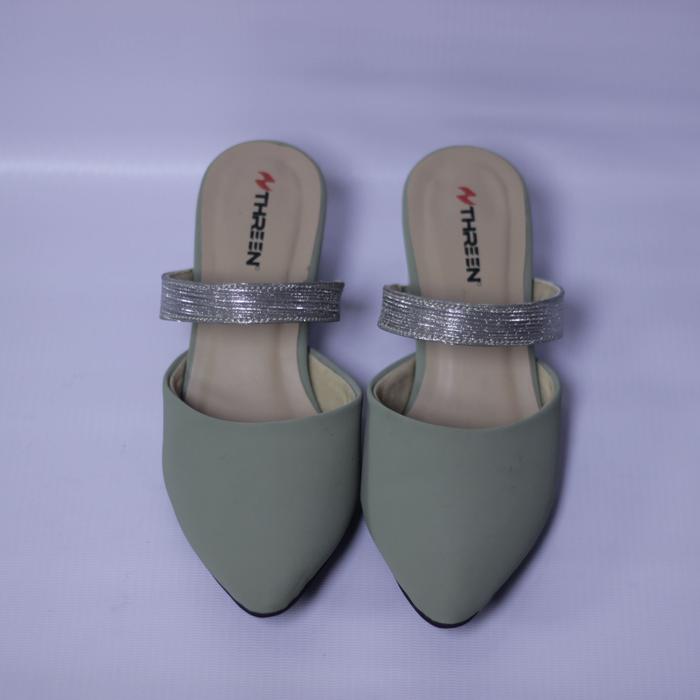 THREEN | Sophia Series 3N-769 Sandal High Heels Wanita 5cm Sendal Platform Wanita Trendi flat vivaia