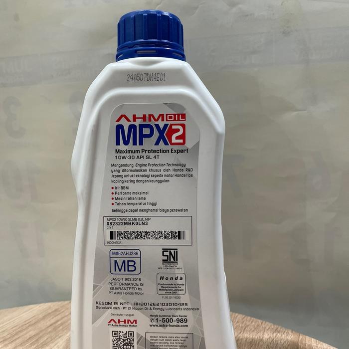 Oli mesin MPX 2 800 liter