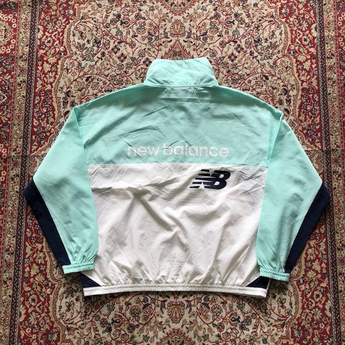 Jaket New Balance half zipper jacket Vintage New balance running sport  i488