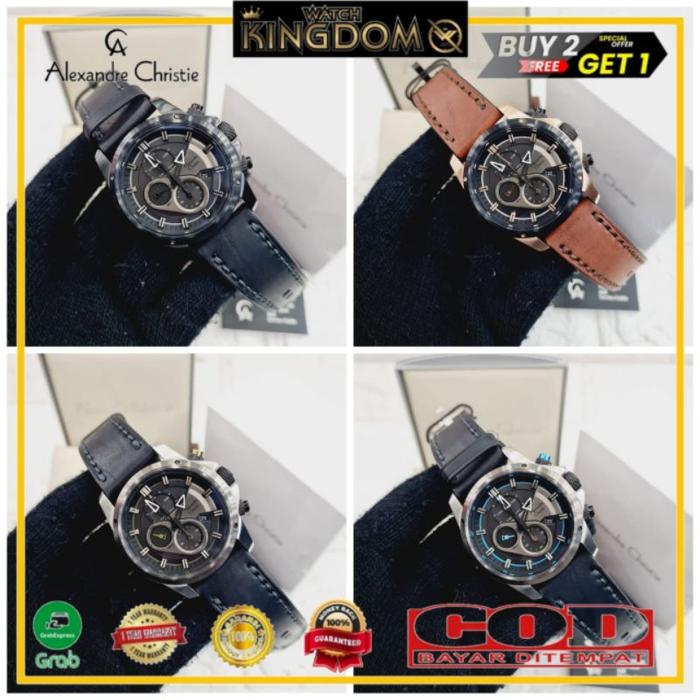 Jam Tangan Pria Alexandre christie Ac6593 / Ac 6593 100% original garansi resmi 1 tahun