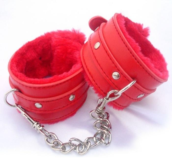 Borgol Bulu handcuffs Lingerie nyaman dipakai cosplay handcuff
