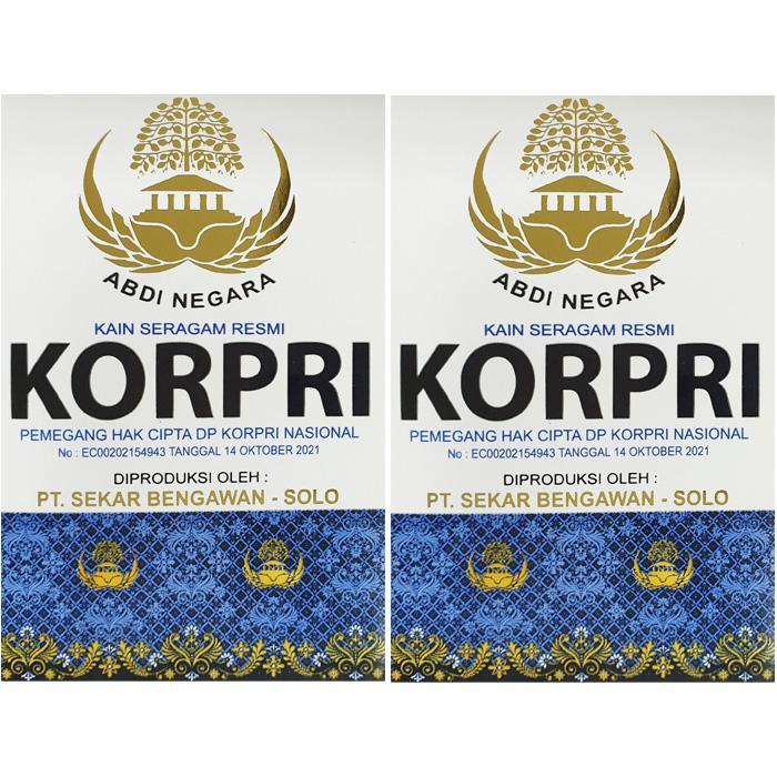 Kain Seragam Korpri Katun 40S - Per Meter - Produksi Pt Sekar Bengawan