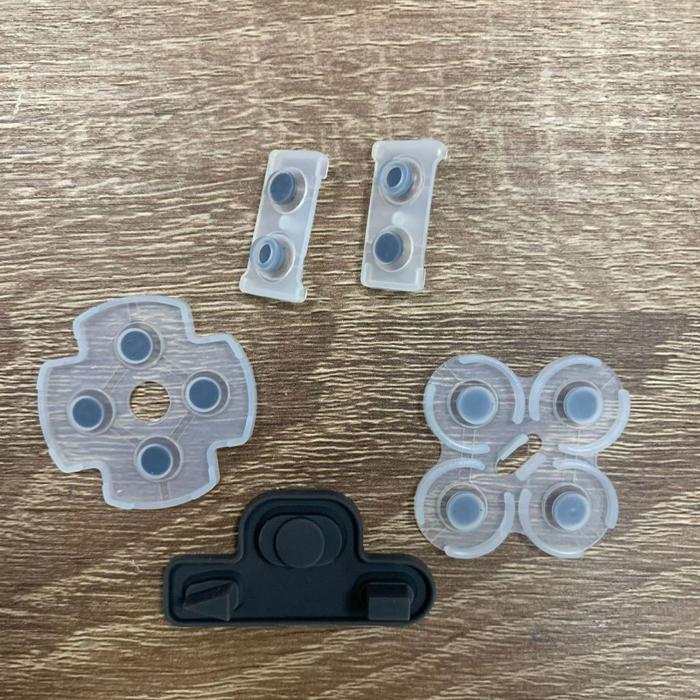 10pcs Karet Tombol Kanan Kotak Segitiga Bulat X PS4 / Karet kanan stik PS4 op ABXY