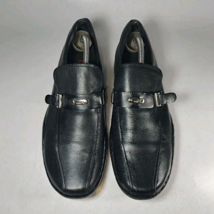 Prada original Italian leather loafers 42 size man shoes