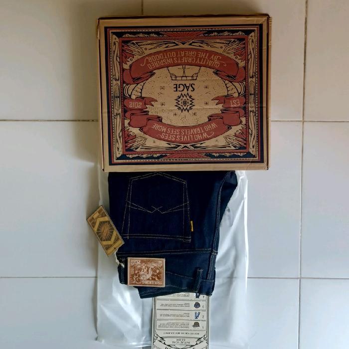 DISKON KILAT Celana denim Sage 22Oz New