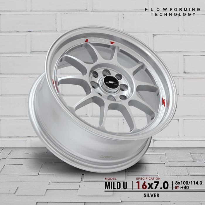 MILD (U) SILVER VELG JF LUXURY R16