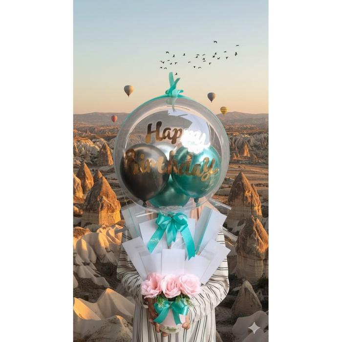 READY Buket balon uang kosongan ( dikirim sekarang)