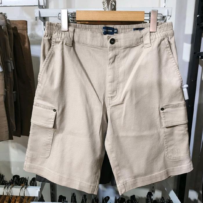 3Second Celana Pendek Cargo Pria Regular Fit 010825 Original