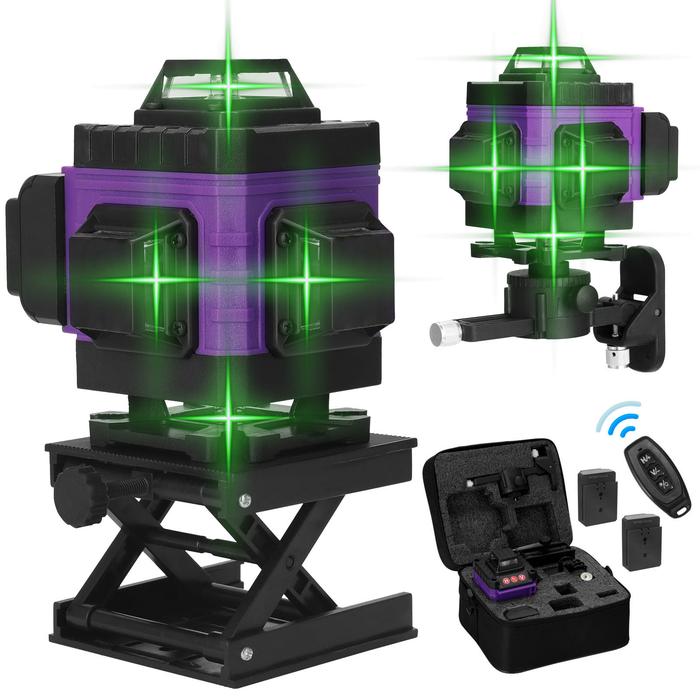 KKMOON Super Powerful Green Laser Level 16 Lines 4D Laser Level Level