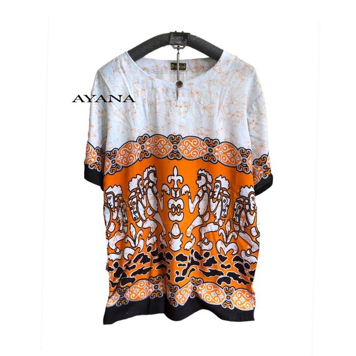 Baju etnik bangkok premium - baju bali pria wanita - baju pulau - kaos pulau bahan katun