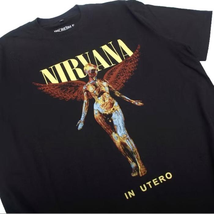 Kaos Band Nirvana - Baju Kaos Band Metal c 24