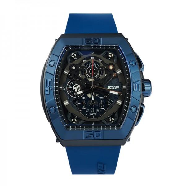 Expedition 6800 Black Blue New MCRUBBABU - Jam Tangan Pria
