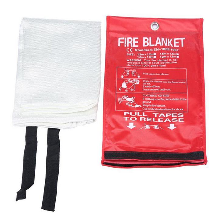 1.2M x 1.2M Sealed Fire Blanket For Home Security CE Approve Fire