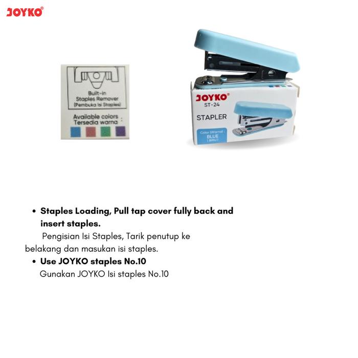 Alat Staples Joyko St-24 Kecil Pastel