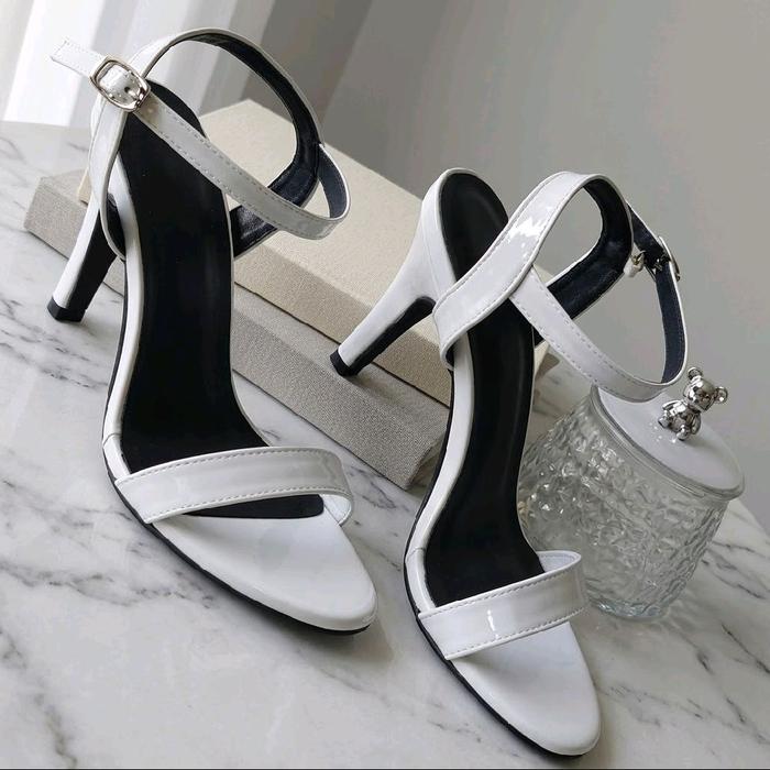 Haihil Sandal Wanita Model Haihil 9cm Hitam & Merah Size 37-40 Nyaman Terjangkau Berkualitas Harga M