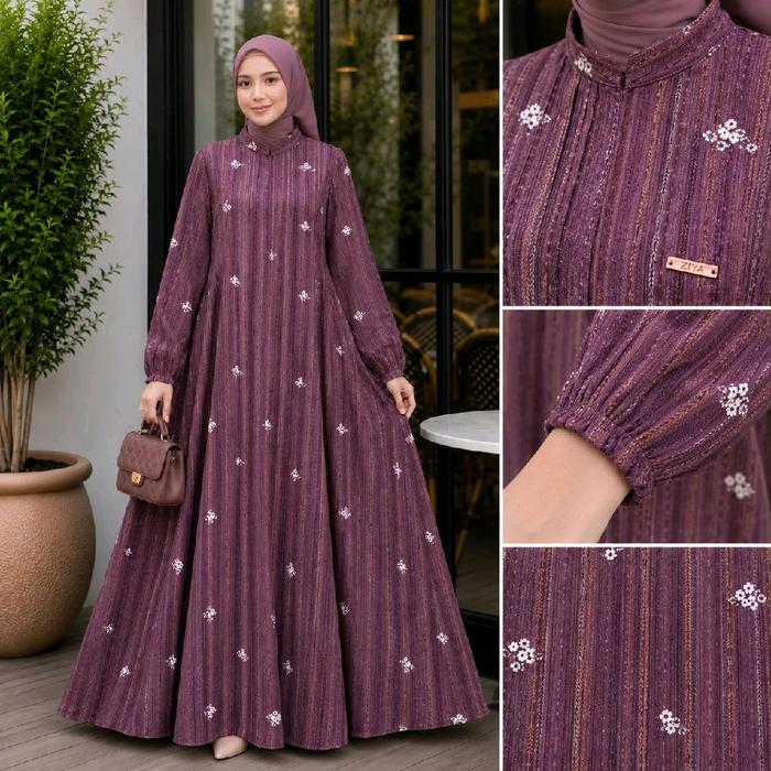 ALIRA DRESS By ZIYA DAILY FASHION ~ Gamis Wanita rayon premium Nyaman