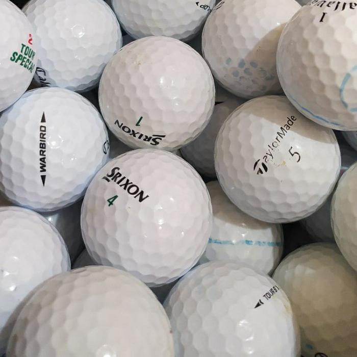 Paket Bola Golf Second Original Murah | Isi 10Pcs & 12Pcs | Grade Campur B & A