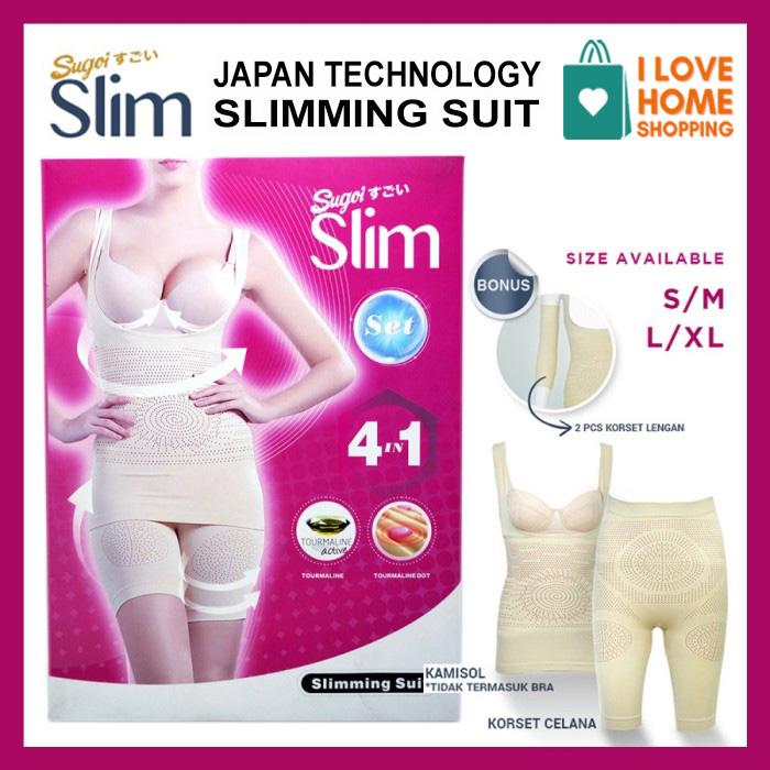 SUGOI Slimming suit Korset Tourmaline dan ion Negatif