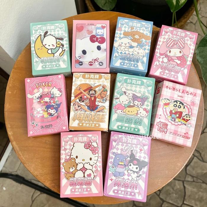 Kartu Remi Kartu Playing Card Poker Mainan Hiburan Anak Anak Dewasa Kado Ulang Tahun Games Karakter 