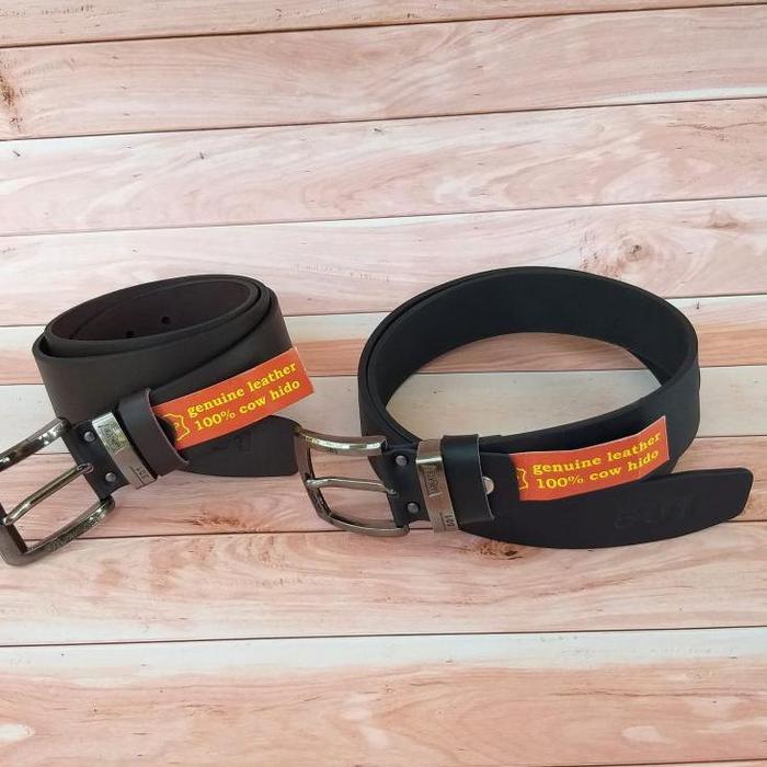 SLVU Gesper Kulit Magetan Asli Selapis IKAT PINGGANG Levi's 501 Sabuk Pria Produk Ori