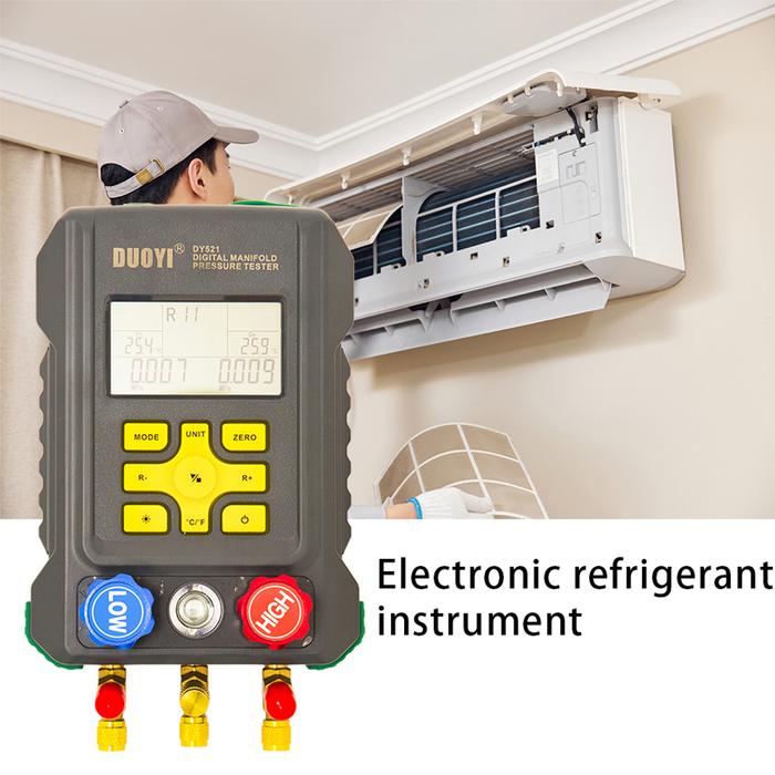 Digital Manifold Gauge with Display AC Temperature Tester Pressure