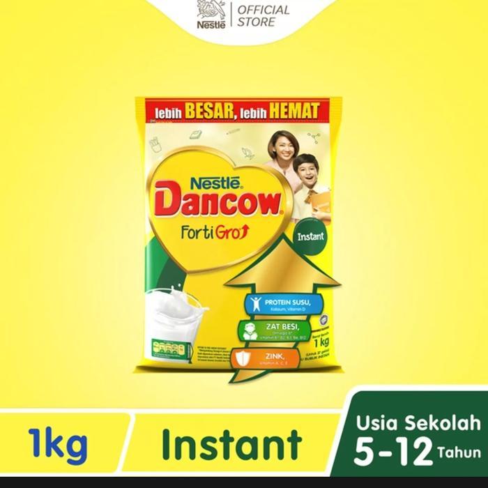 Dancow Fortigro 1Kg Instant Coklat