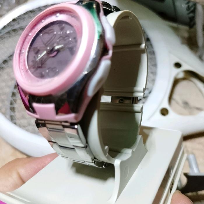 Casio Jam Tangan Anak LCF 10D 4AVDR Poptone dengan Desain Menarik dan Warna Pink - Watches