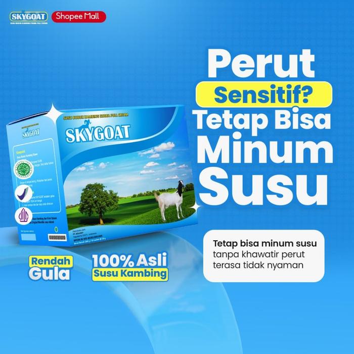 SKYGOAT SUSU ETAWA ORIGINAL | SUSU KAMBING BUBUK KAYA NUTRISI