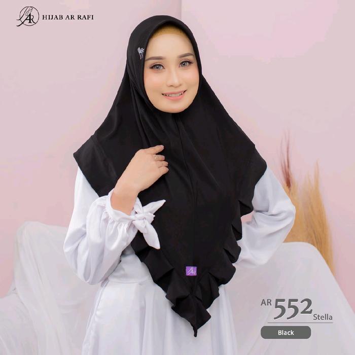 Ready hijab promo instan blusukan  Bergo Muslim Kerudung Dewasa Simple Wanita AR 552