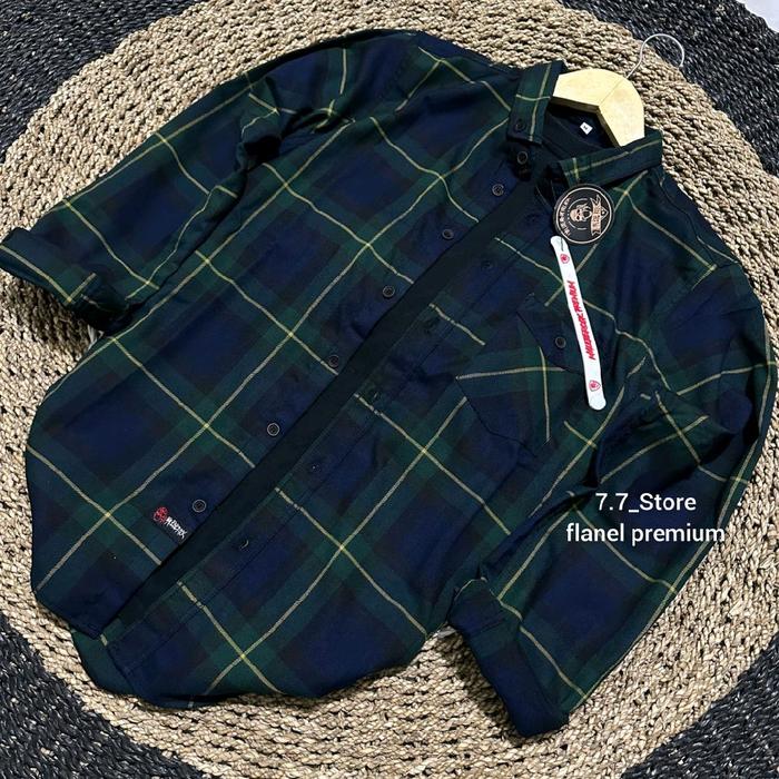 Kemeja Flanel MalebeRock Premium Quality Terlaris PJ23