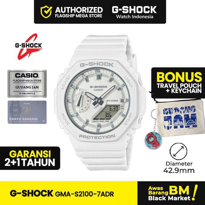 G-Shock GMA-S2100-7ADR | Jam Tangan Wanita Cewek | Analog Digital | Anti Air | Original | Casio GSho